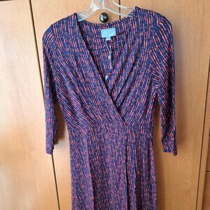 Pure  CollectionJersey Faux Wrap Dress